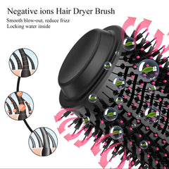 One Step Hot Air Brush 4 in 1 Hair Dryer, Straightener, Curler & Volumizer