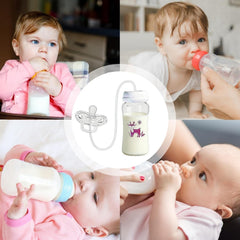 Hands Free Baby Feeding Bottle