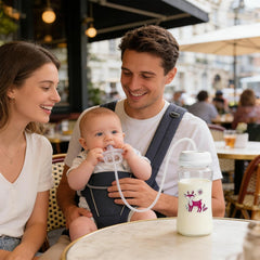 Hands Free Baby Feeding Bottle