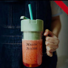 Mini Blender Juicer with Straw and cup
