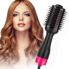 One Step Hot Air Brush 4 in 1 Hair Dryer, Straightener, Curler & Volumizer