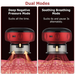 Electric Cupping Massager with Infrared Therapy – Pain Relief & Muscle Recovery