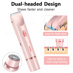 2 in 1 Double Head Electric Hair Remover