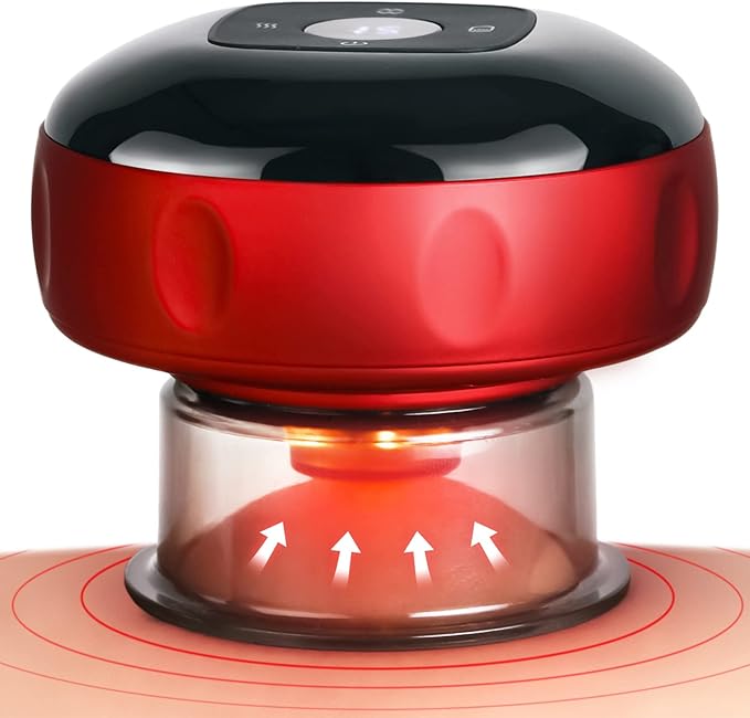 Electric Cupping Massager with Infrared Therapy – Pain Relief & Muscle Recovery