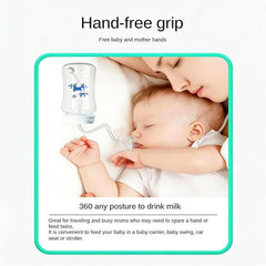 Hands Free Baby Feeding Bottle